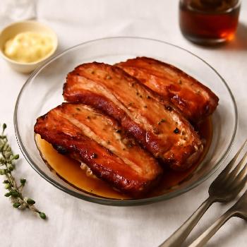 Bacon Canadien Glacé à l'Érable et Poivre Noir