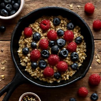Bol Déjeuner Quinoa Fruits Rouges et Graines