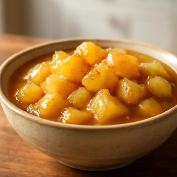 Compote de Pommes au Sirop d'Érable et à la Cannelle