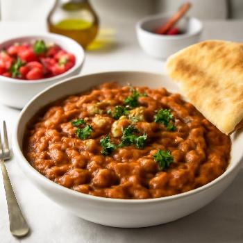 Ful Medames Égyptien Authentique avec Pita