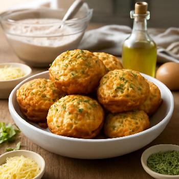 Muffins au Fromage et aux Herbes: La Recette Incontournable pour un Brunch Savoureux