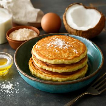 Pancakes Keto à la Noix de Coco