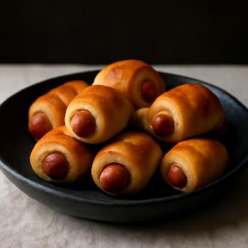 Saucisses enrobées de pâte à brioche
