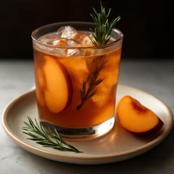 Thé Glacé Pêche-Romarin Rafraîchissant