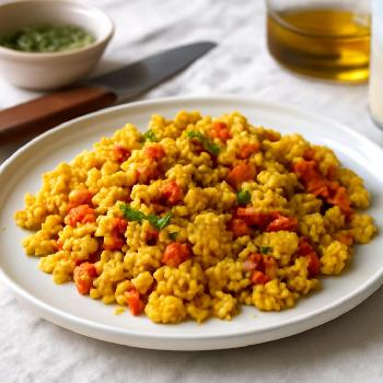 Tofu Brouillé Végétarien Facile et Délicieux