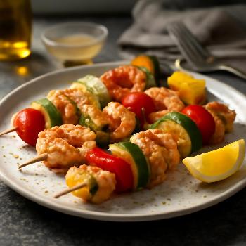 Brochettes de Gambas Grillées à la Méditerranéenne