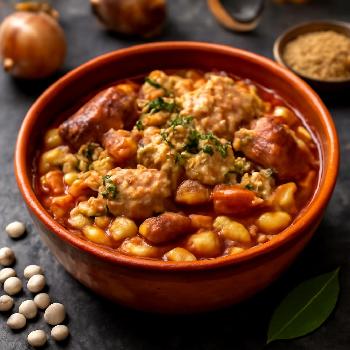 Cassoulet de Porc et Haricots Traditionnel