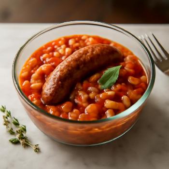 Cassoulet simplifié à la saucisse de campagne