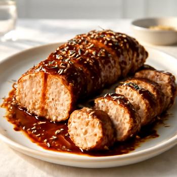 Filet de Porc Rôti au Miel et Soja