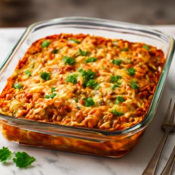 Gratin d'Enchiladas au Poulet