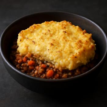 Hachis Parmentier aux Lentilles Végétalien