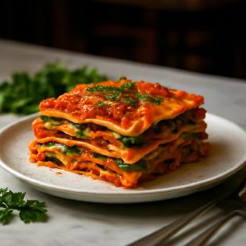 Lasagnes végétaliennes aux légumes d'été