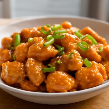 Poulet à l'orange chinois simplifié