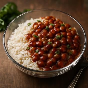 Riz et Haricots Rouges à la Dominicaine (Habichuelas Guisadas con Arroz)