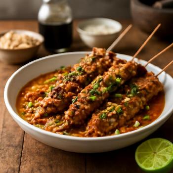 Satay de Porc à la Thaïlandaise