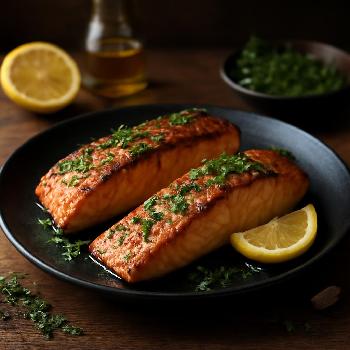 Saumon Grillé au Citron et Herbes Fraîches