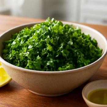 Garniture de Persil Frais Haché pour Salades