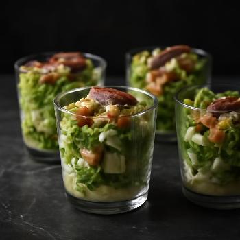 Mini Salades César en Verrines