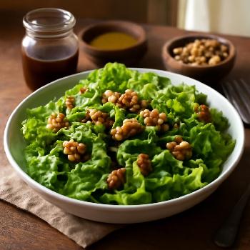 Salade de Laitue Boston aux Noix et Vinaigrette Balsamique