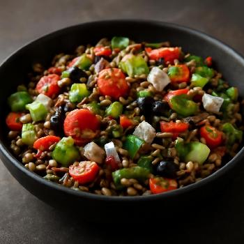 Salade de Lentilles Méditerranéenne Rafraîchissante