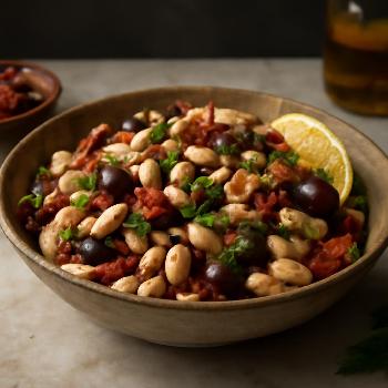 Salade de Thon et Haricots Blancs à la Méditerranéenne