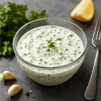 Sauce Yaourt-Coriandre pour Salades