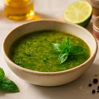 Vinaigrette à la Menthe et au Citron Vert pour Salades Estivales