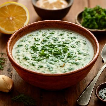 Vinaigrette Crémeuse au Citron et Herbes Fraîches