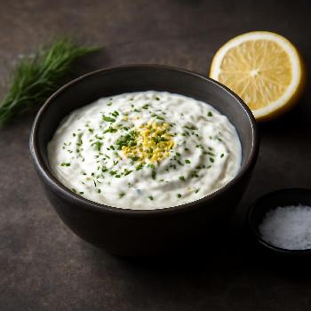 Crème Fraîche à l'Aneth et au Citron pour Soupes
