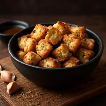 Croûtons Maison à l'Ail et aux Herbes
