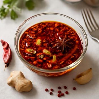 Huile Pimentée Maison pour Soupes et Ragoûts