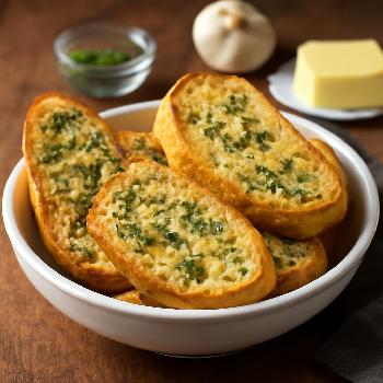 Pain à l'Ail Rustique pour Soupes et Ragoûts