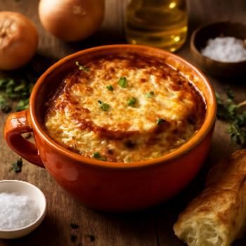 Soupe à l'oignon gratinée : Un classique revisité avec la bonne technique
