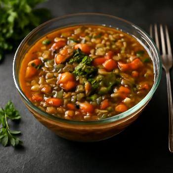 Soupe de lentilles classique à la mijoteuse