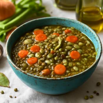 Soupe de Lentilles Végétarienne Simple