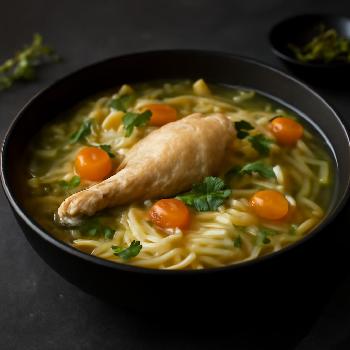 Soupe de Nouilles au Poulet Classique