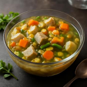 Soupe de Poulet et Légumes Réconfortante à la Mijoteuse