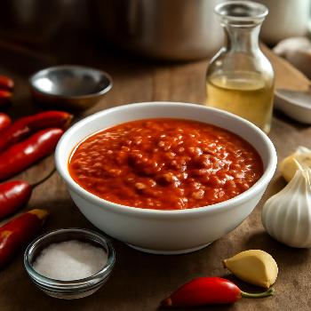 Sriracha Maison Épicée pour Soupes et Ragoûts